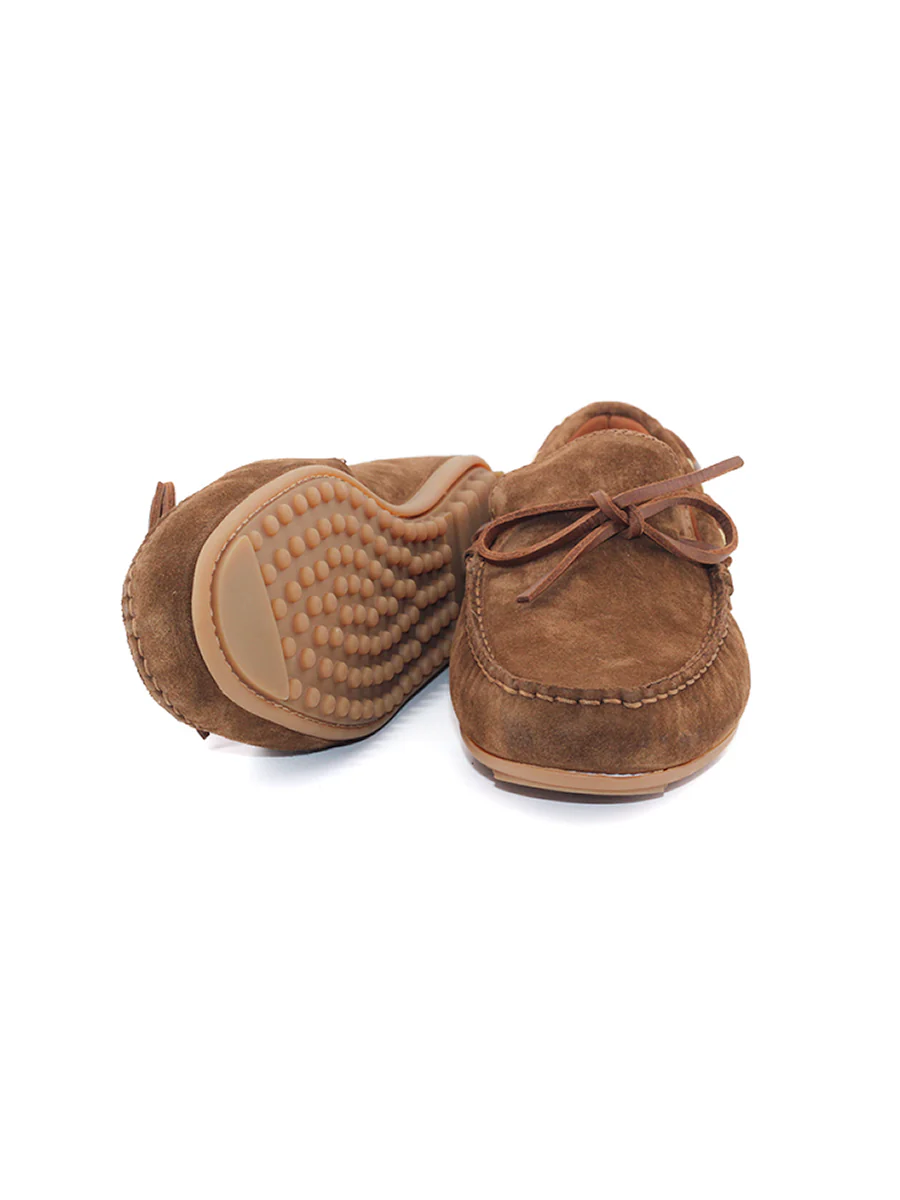 Mocasines modelo 11 lazo ante color cuero - Image 4