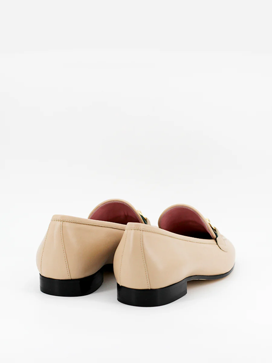 Mocasines Taormina piel color beige - Image 3