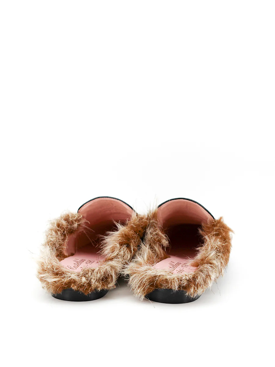 Mules Saint Tropez piel coco pelo - Image 4