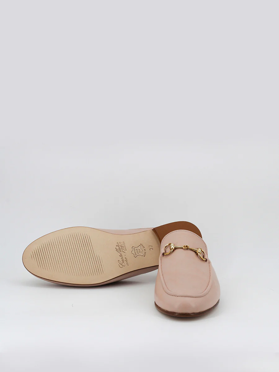 Mules Venecia piel coy color beige - Image 3
