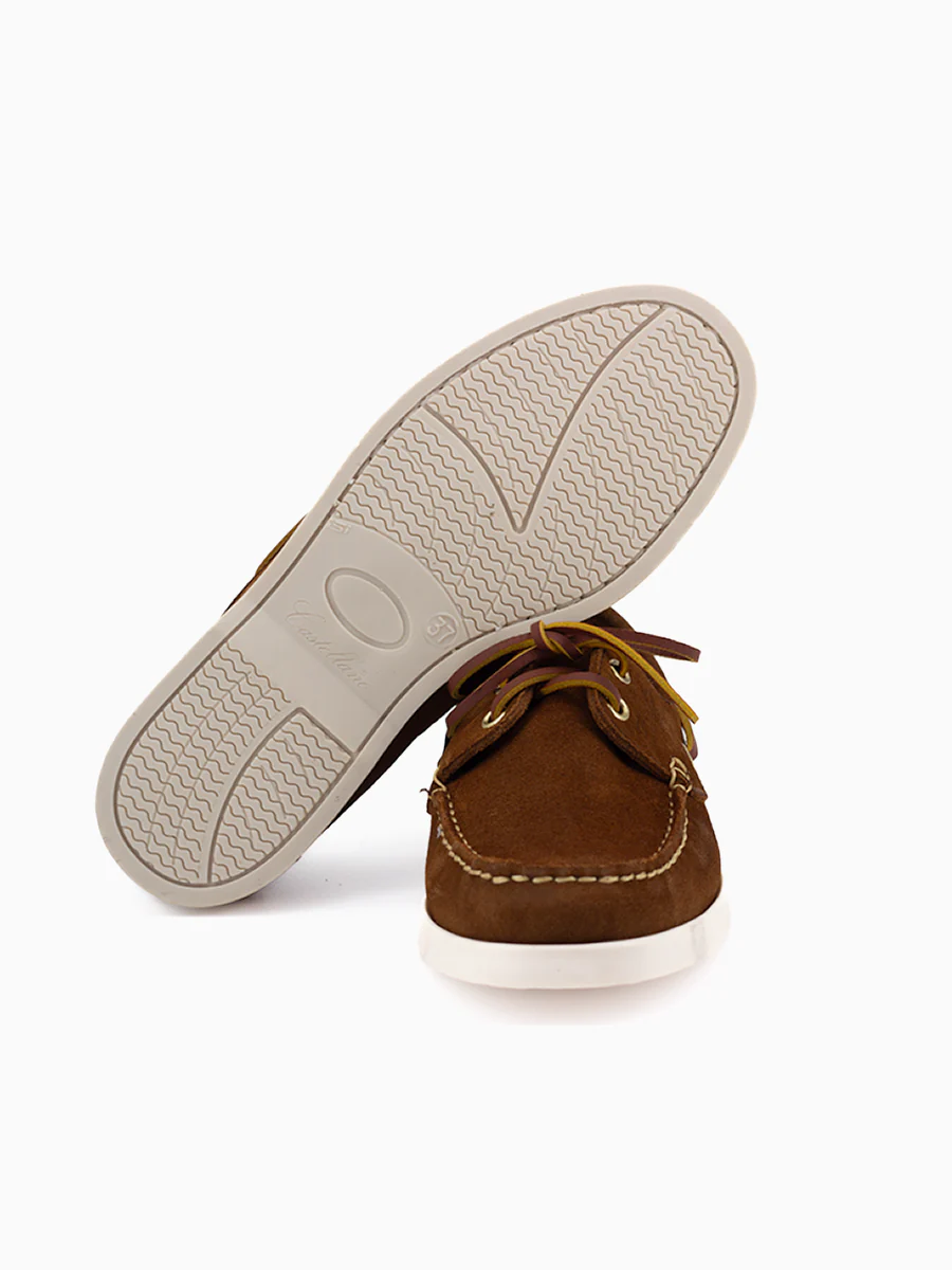 Náuticos de mujer Stella en ante marrón – Comodidad, estilo y artesanía Castellano® - Image 4