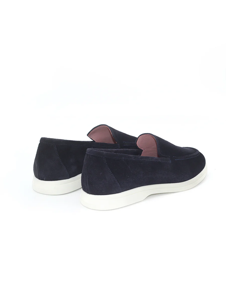 Mocasín Yacht mujer en ante marino – Hecho en España | Castellano® 1920 Madrid - Image 3
