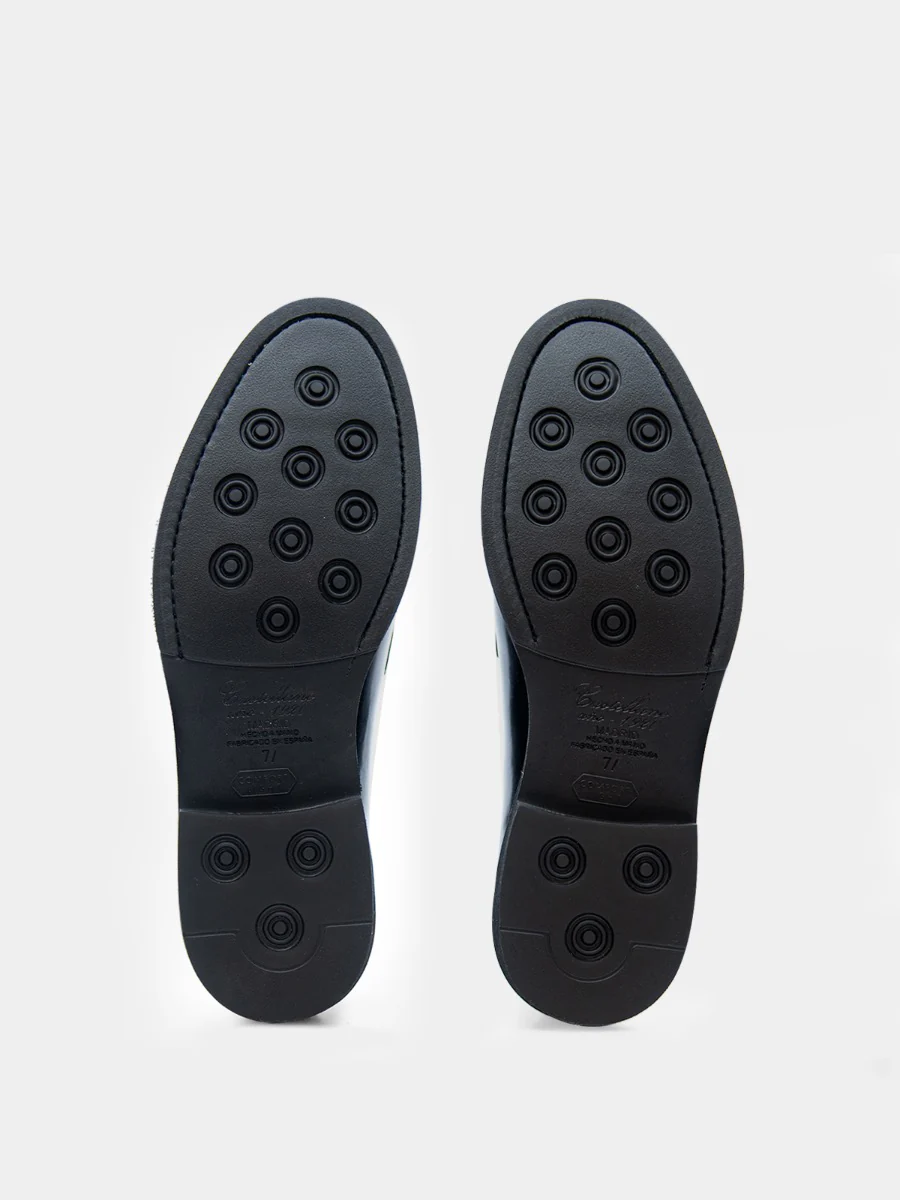 Zapatos blucher Robert de piel antik color negro - Image 4