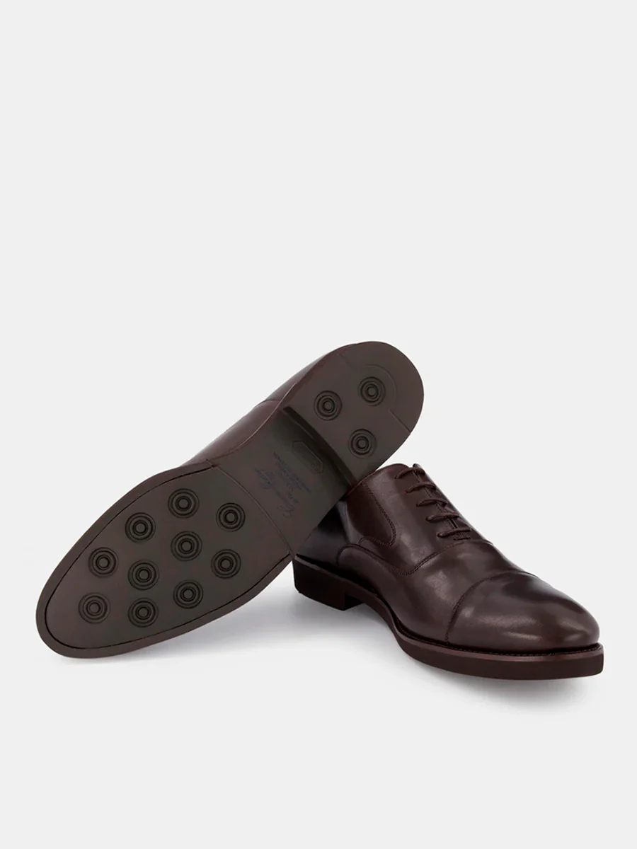 Zapatos de hombre de cordones Hill piel color marrón - Image 3
