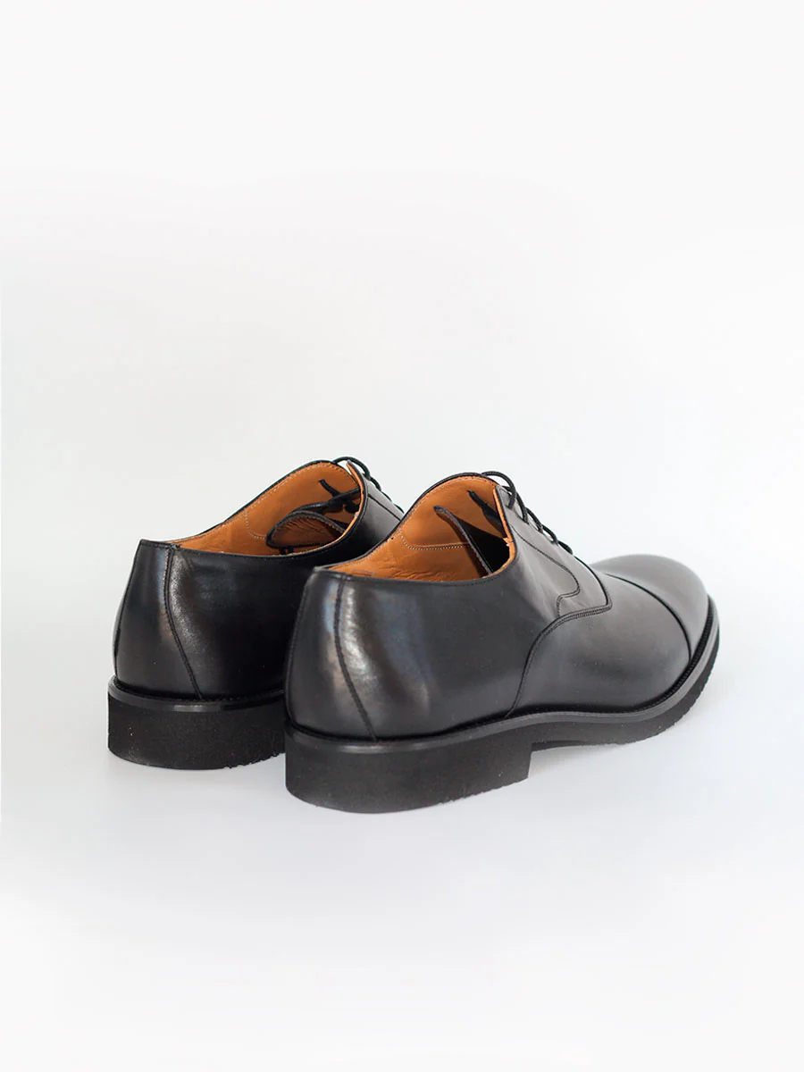 Zapatos de hombre de cordones Hill piel color negro - Image 3