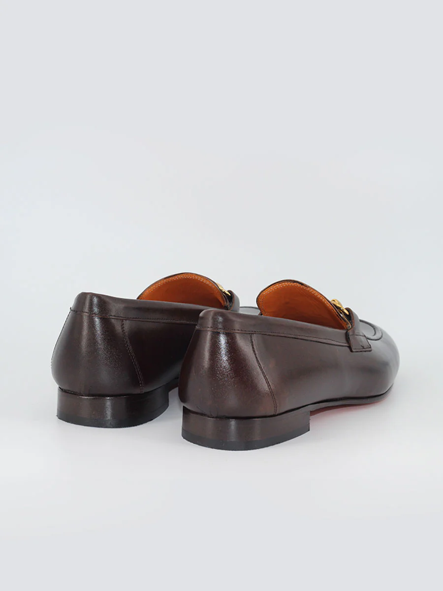 Zapatos mocasines Castellano modelo Pegaso piel color marrón - Image 3
